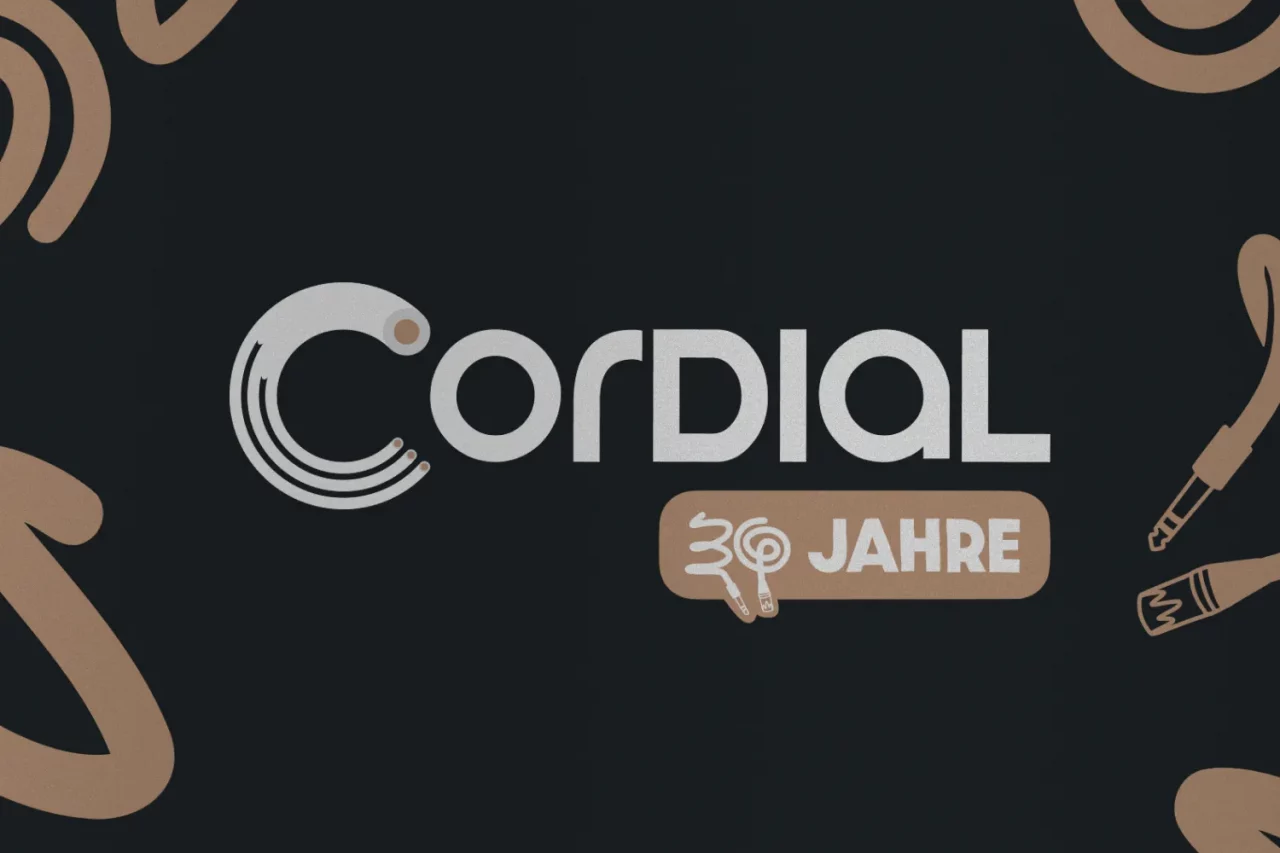 Brand Design für Cordial Cables zum 30-jährigen Jubiläum